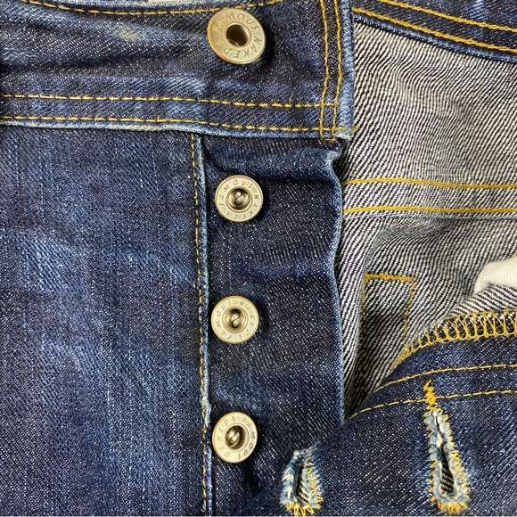 Naked & Famous Weird Guy - Left Hand Twill Selvedge Indigo Jeans Men’s Sz 32 - Picture 4 of 12